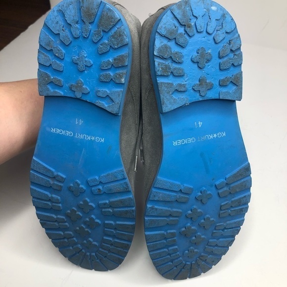 Men's Kurt Geiger Gray Suede Desert Boots Sz 41 - Picture 8 of 10